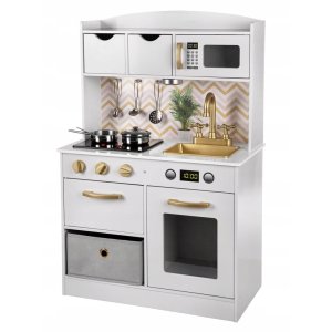 Bucatarie pentru Copii din Lemn Natural, VintageCuisine, KinderVibe™