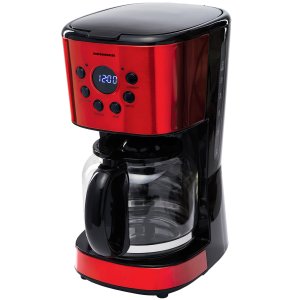 Cafetiera digitala Heinner HCM-1500RDIX, 900 W, 1.5 L, Timer