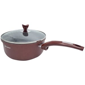 Cratita ceramica Schmitter cu coada, aluminiu turnat, 20 cm