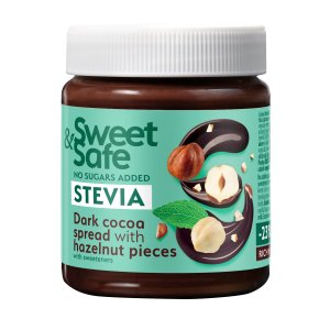 Crema tartinabila de cacao & alune si indulcitor din Stevia