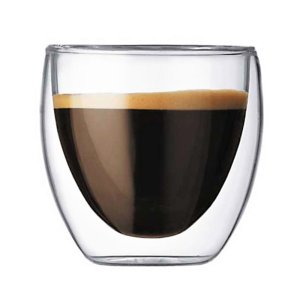 Pahar din sticla cu pereti dubli, Quasar &amp; Co., 250 ml, pahar