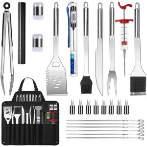 Set 26 de instrumente pentru gratar Swissant, Otel inoxidabil