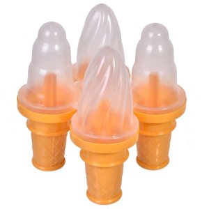 Set 4 forme de inghetate la cornet , DecorCasa , 16 x 13 x 13