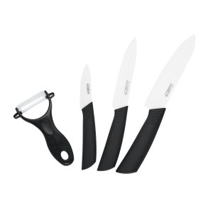 Set cutite Heinner Cook in Style, ceramica alba , 4 piese