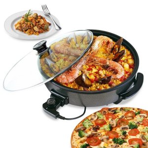 Tigaie electrica multifunctionala rotunda, Sogo 10060, diametru