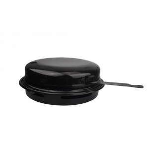Tigaie grill Grunberg JN865, 32 cm, Capac, Otel, Negru