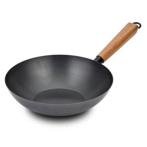 Tigaie wok 28 cm din otel carbon Cantonese NAVA NV 166-011