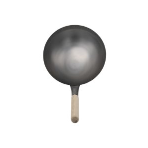 Tigaie Wok din otel carbon cu fund rotund 40 cm, Emro