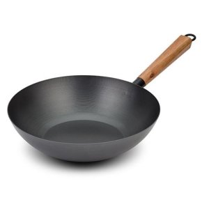 Tigaie wok, Nava &quot;Cantonese&quot;, din otel carbon 30 cm