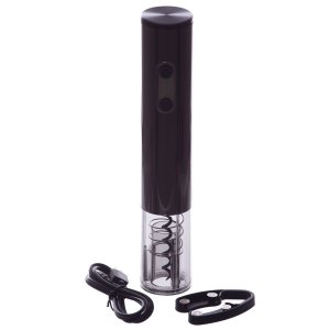 Tirbuson electric reincarcabil, portabil, USB, cutie cadou